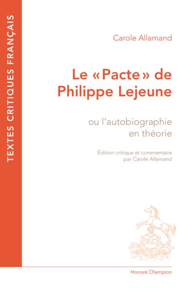 Le pacte de Philippe Lejeune ou l'autobiographie en théorie