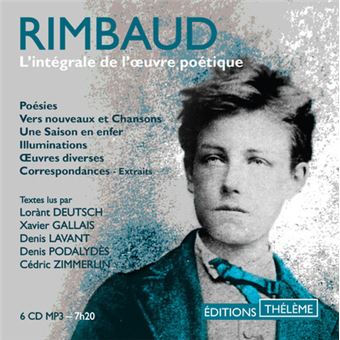 L'intégrale de l'oeuvre poétique - Texte lu (CD) - Arthur