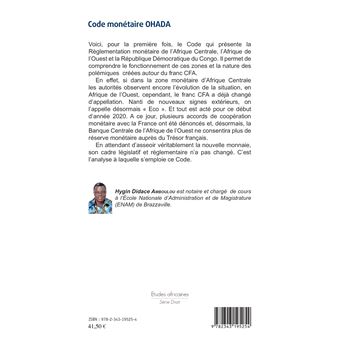 Code monétaire OHADA