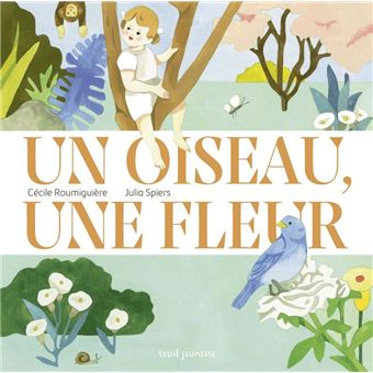 Un oiseau, une fleur