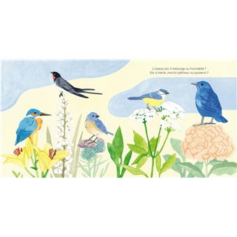 Un oiseau, une fleur