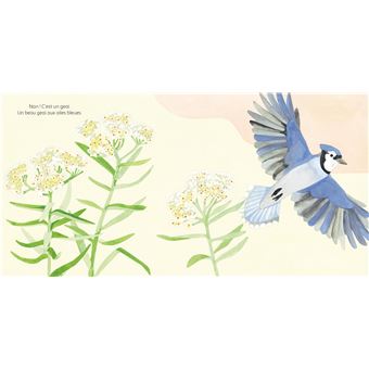 Un oiseau, une fleur