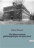 Du Mouvement philosophique en province