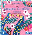 Sequins à coller oiseaux - mini-boîte avec accessoires