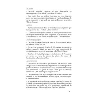 Cancer, Panorama des solutions naturelles