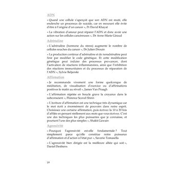 Cancer, Panorama des solutions naturelles