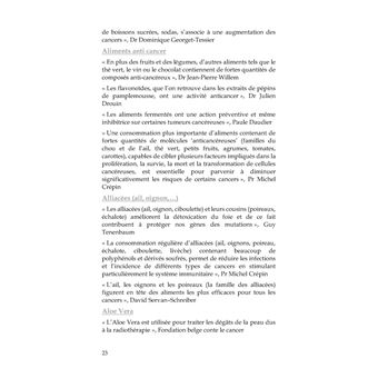 Cancer, Panorama des solutions naturelles