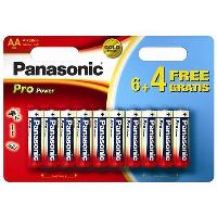 PANASONIC - Piles LR06 AA Pro Power 8+8 gratuites - Lot de 16 piles LR06 AA  Panasonic Pro Power. Pile conçue pour d - Livraison gratuite dès 120€