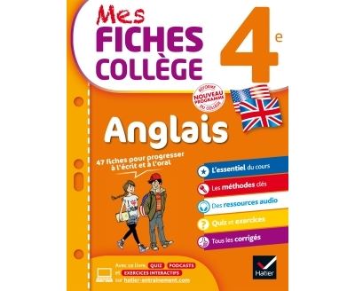 Mes fiches collège Anglais 4e