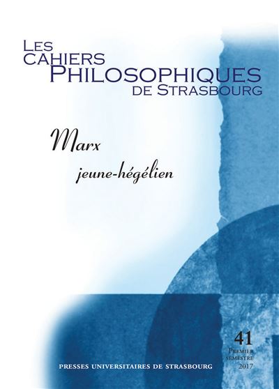 Marx jeune-hégélien
