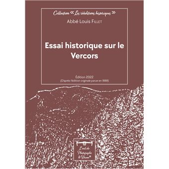 Essai historique sur le Vercors