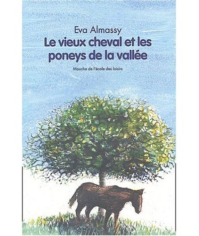 Vieux cheval et les poneys de la vallee