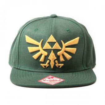 Casquette The Legend of Zelda Tri Force Or et Vert