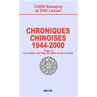 Chroniques chinoises - 1944 - 2000 - Tome 3