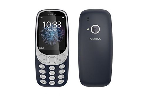 Nokia 3310 2G Mobiele Telefoon  2,4 Inch Kleurendisplay, 2 MP Camera Bluetooth Radio Mp3 Speler Single Sim Grijs 2067227783