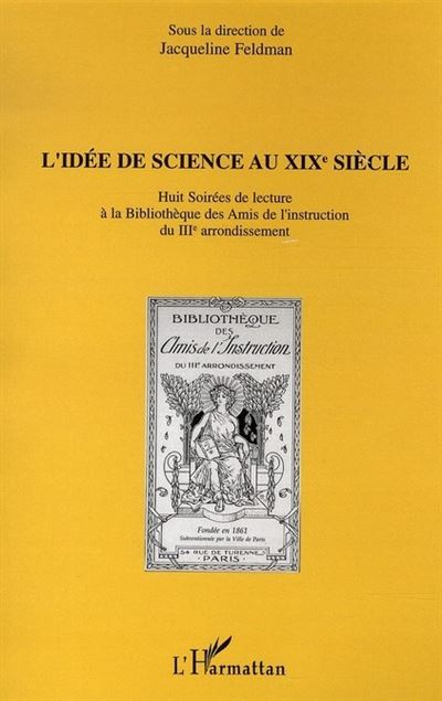 L'idée de science au XIXème siècle