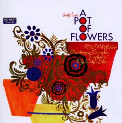 With love a pot of flowers