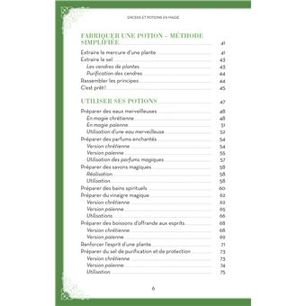 Encens et potions en magie