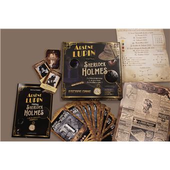 Coffret Escape game Arsène Lupin contre Sherlock Holmes
