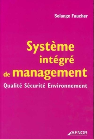 Systèmes intégrés de management