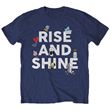 T-Shirt Unisex BTS Rise And Shine Bleu Navy