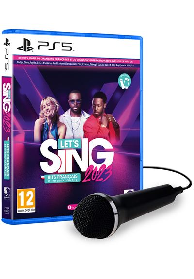 Let's Sing 2023 Hit Français Et Internationaux+Mic PS5 - FR