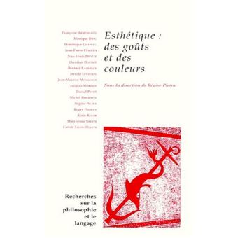 Esthétique: des goûts et des couleurs