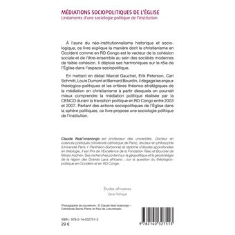 Médiations sociopolitiques de l'église