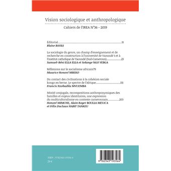Vision sociologique et anthropologique