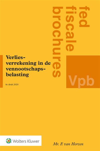 Verliesverrekening in de vennootschapsbelasting