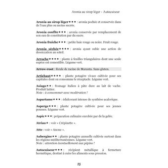 Dictionnaire alimentaire des diverticules coliques