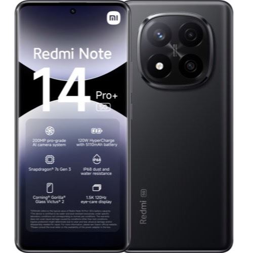 XIAOMI REMDI NOTE 14PRO+ 5G 8/256GB MIDNIGHT BLACK