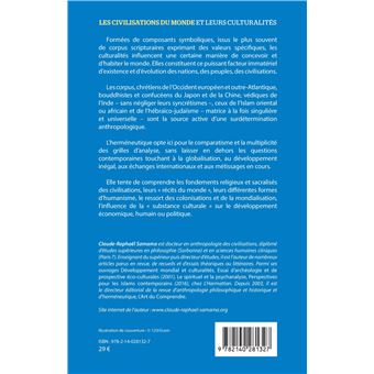 Les civilisations du monde et leurs culturalités