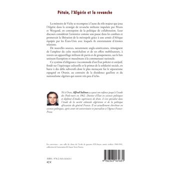 Pétain, l'Algérie et la revanche