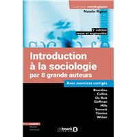 Introduction à la sociologie par 8 grands auteurs