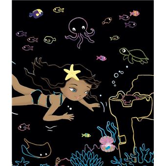 Minimiki - Ma pochette cartes à gratter et à colorier - Mohea à Tahiti