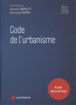 Code de l'urbanisme 2019