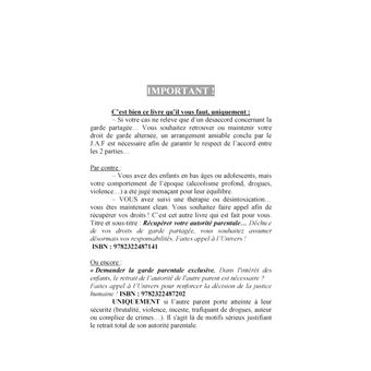 Droits parentaux... obtenez satisfaction grâce à la Justice Divine !