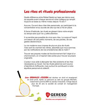 Les rites et rituels professionnels