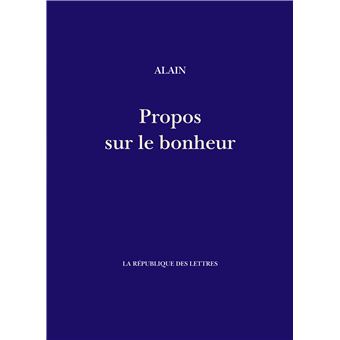 Propos sur le bonheur