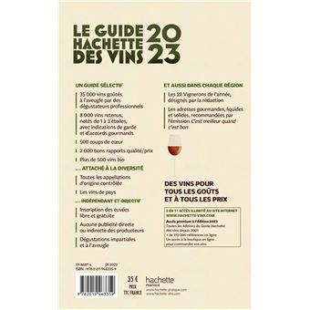 Guide Hachette des Vins 2023