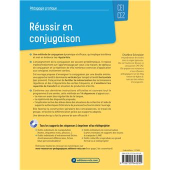 Réussir en conjugaison CE1-CE2 + ressources numériques