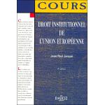 Droit institutionnel de l'Union Européenne