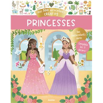 500 autocollants créatifs princesses