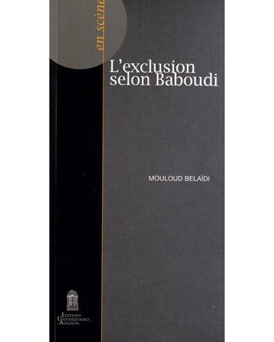 L'exclusion selon Baboudi - Mouloud Belaidi - broché