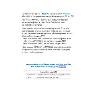 Kim et Tom Début de CP niveau 1 - Kim et Tom font un escape game
