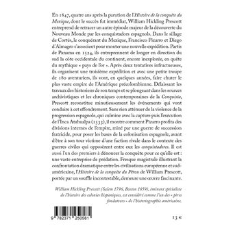 Histoire de la conquête du Pérou