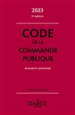 Code de la commande publique 2023 5ed - Annoté et commenté