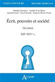 Ecrit, pouvoirs et société en occident - XIIe-XIVe siècles