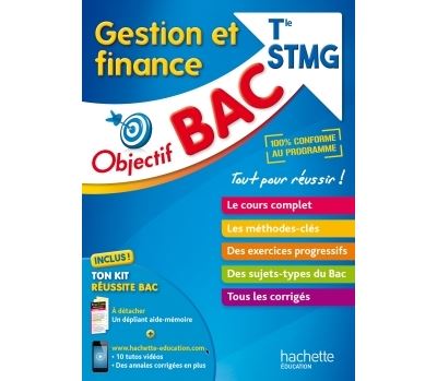 Objectif Bac Gestion et Finance Term STMG